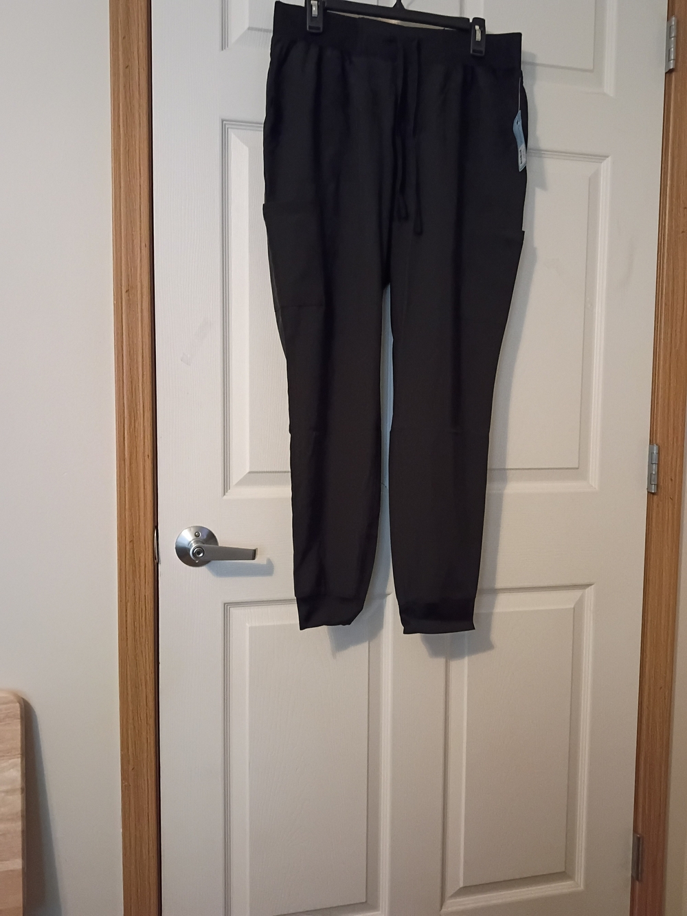 Panda Black Drawstring Jogger Scrub Pants 4 Pairs 1 Black 2Navy Blue 1 Khaki